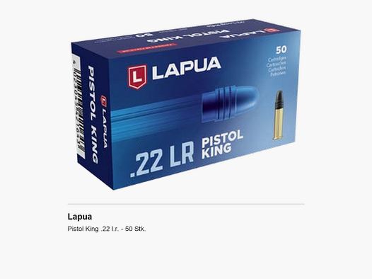 Lapua Pistol King .22 l.r. – 50 pz.