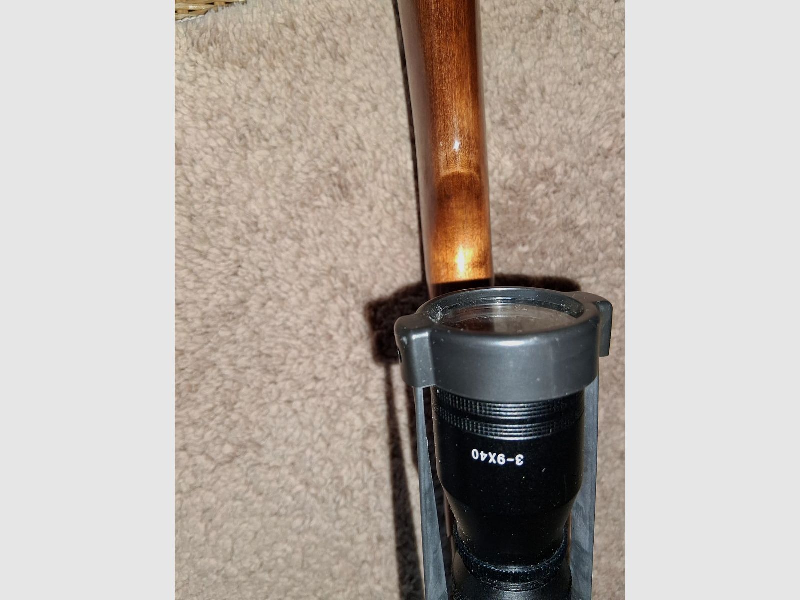 Langwaffe Baikal Kipplaufbüchse 222 Rem. mit Zielfernrohr 3-9x40