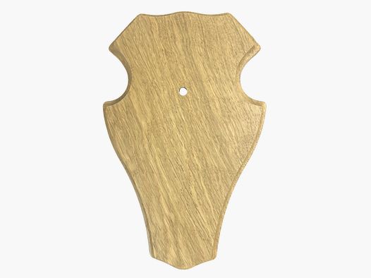 Panneau en bois de cerf 22x13 cm clair rond sans compartiment en pin