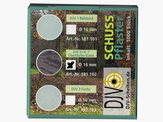 DJV 38981000 Schusspflaster grau