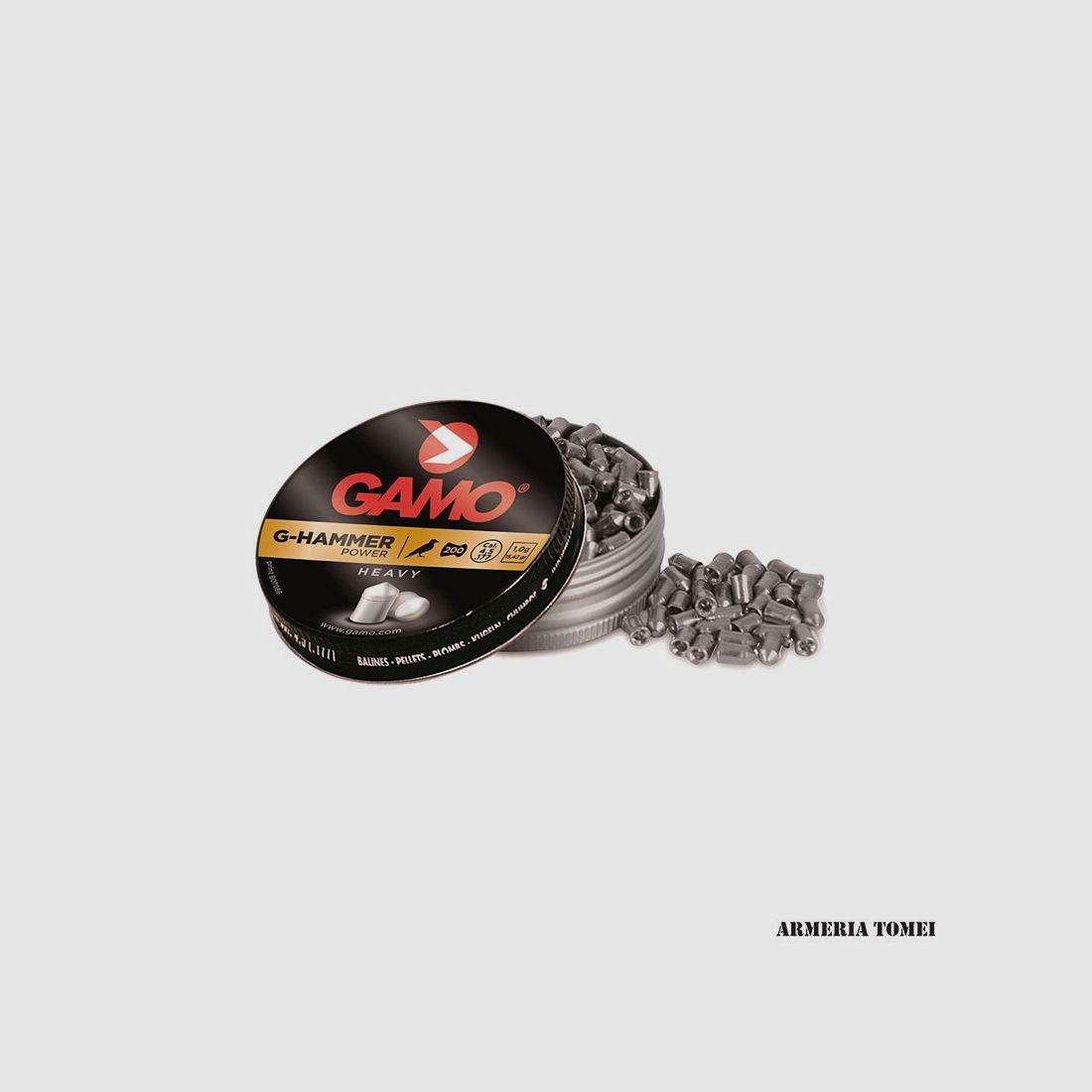 BULLETS AIR – GAMO – G-HAMMER CAL. 4.5 – 1.0G / 15.42GR PZ. 200