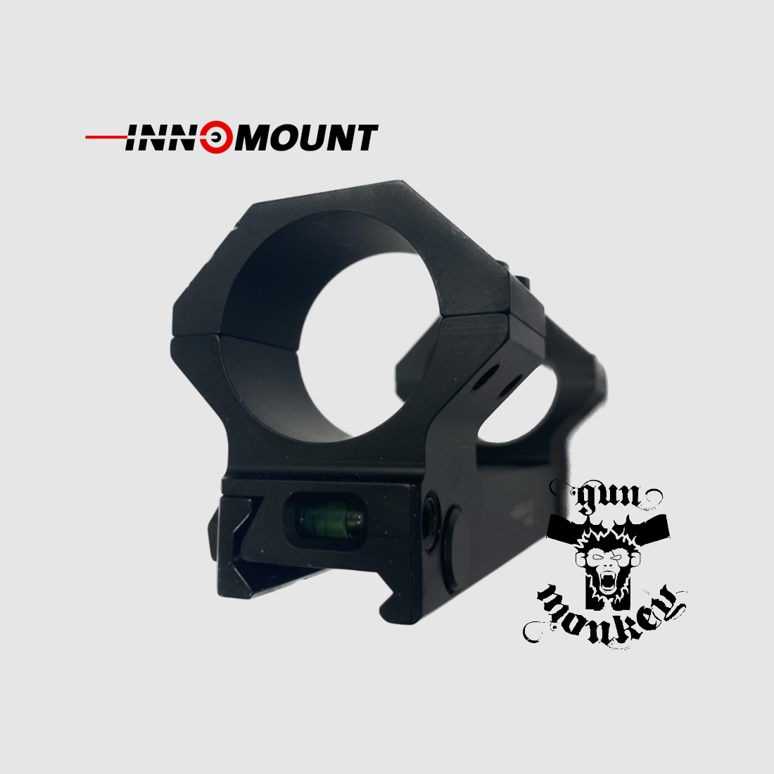 Innomount tactical mount for Weaver/Picatinny rail with 34 mm rings, BH 16 mm, monoblock with spirit level (63-34-16-00-200), image 8 of 8