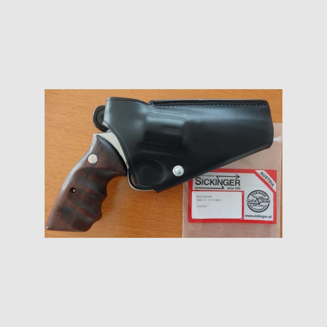 Sickinger Sickinger Holster EXPERT schwarz für Revolver S&W 4" K-Frame