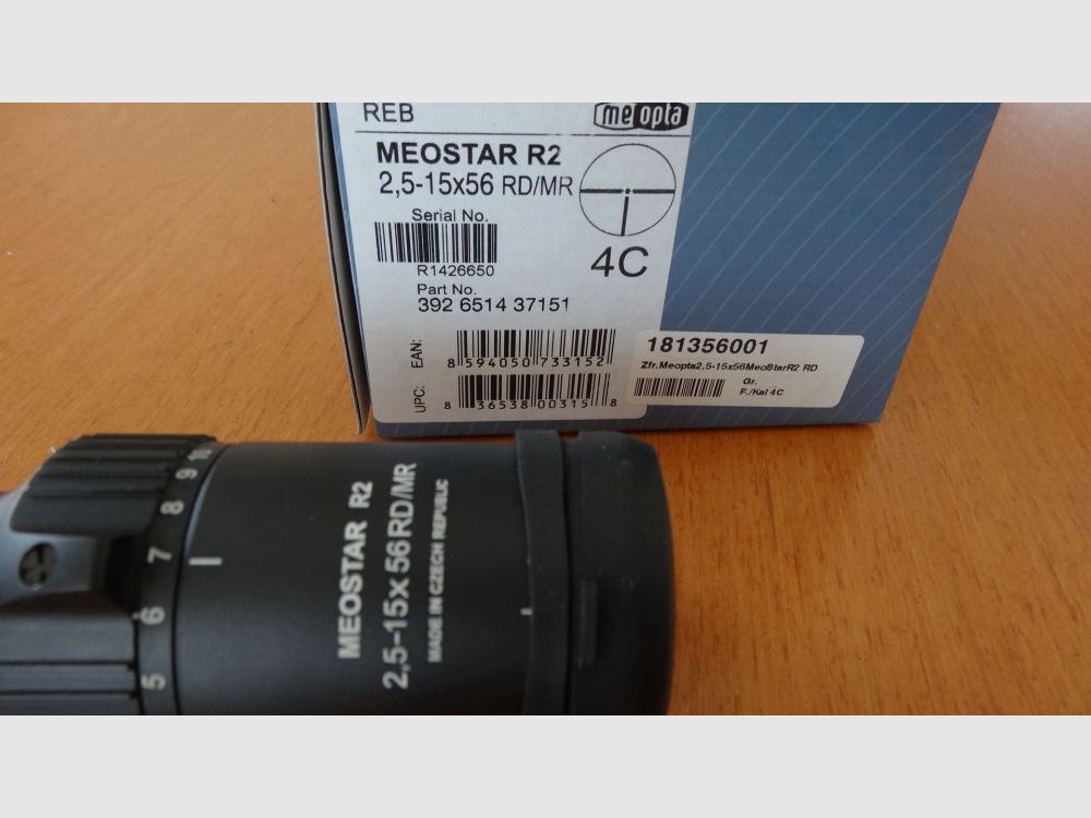 MEOPTA MEOPTA, MEOSTAR R2 RD 2,5-15X56 MIT ZEISS-SCHIENE