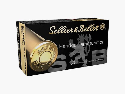 .357 Mag. Teilmantel HP 10,2g/158grs. Sellier & Bellot