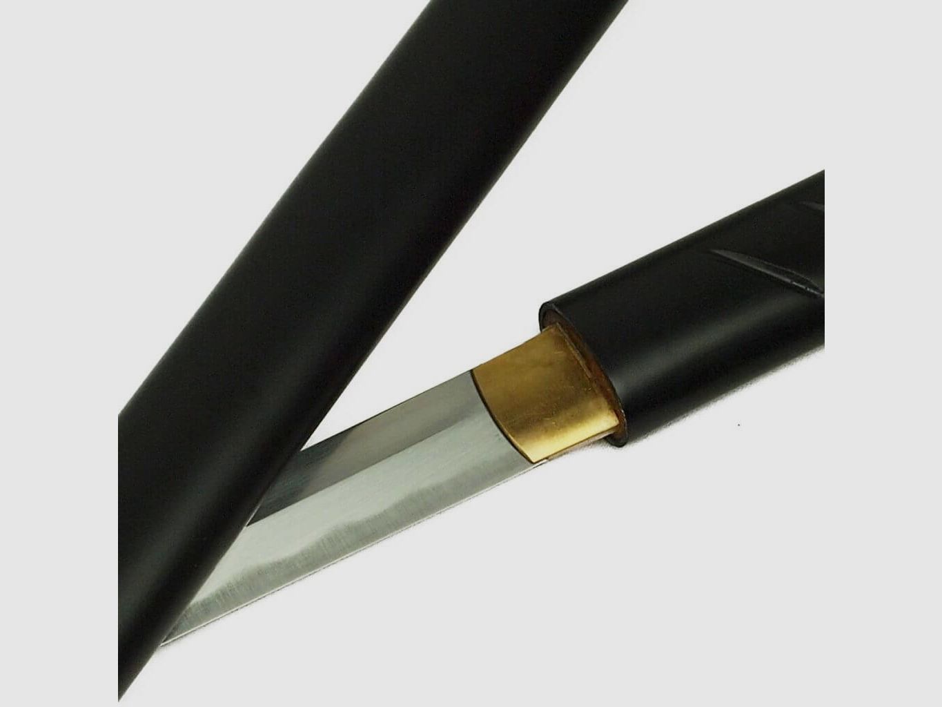 Katana Zatoichi z stali węglowej 1045 - czarny