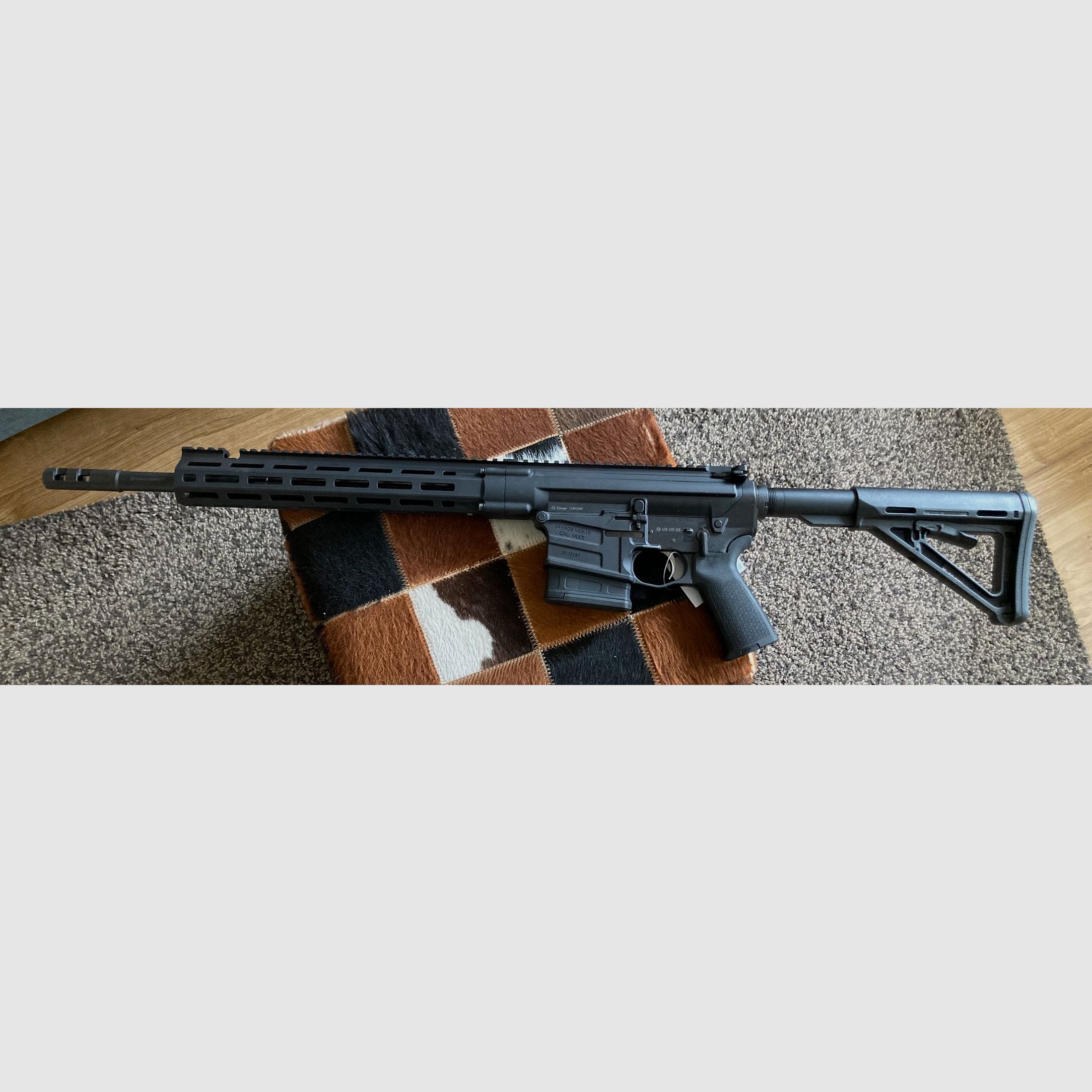 Savage MSR-10 Hunter 16“ Top gepflegt mit umfangreichem Zubehör (Magpul, Timney, Ase UTRA SL7i)