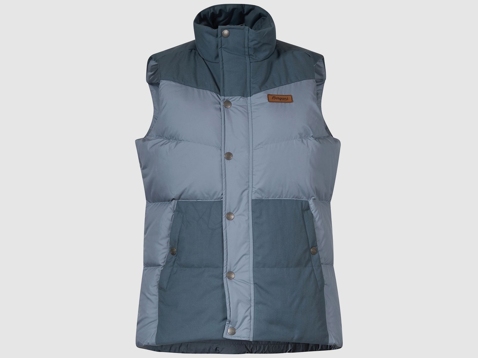 Bergans Nordmarka Outdoor Chaleco de Plumas Mujer Husky Blue/Orion Blue L