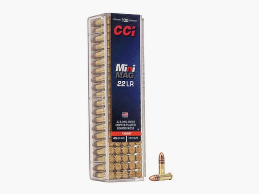 CCI Mini-Mag – .22 LR – 40 grains – CPRN Munición