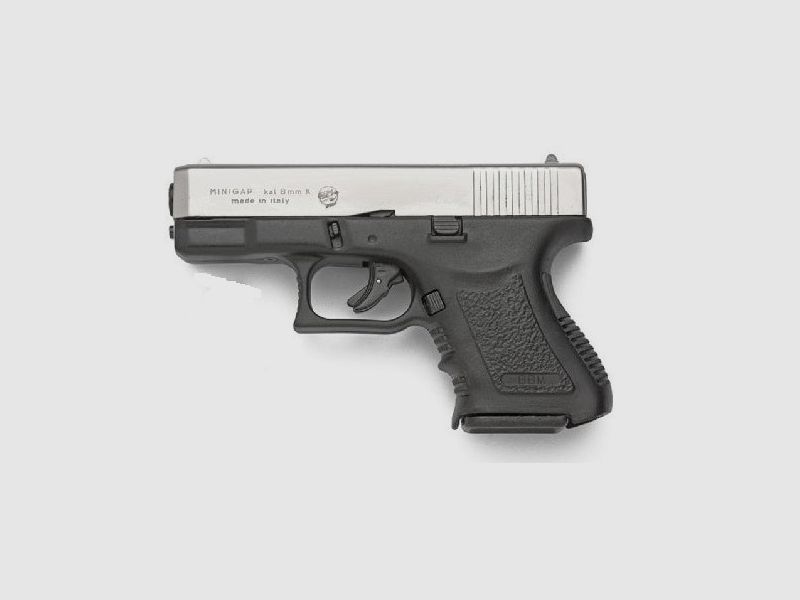 VENTURINI MOD. 76370 STARTPISTOOL MOD. MINI GAP MATT-NIKKEL CAL.8