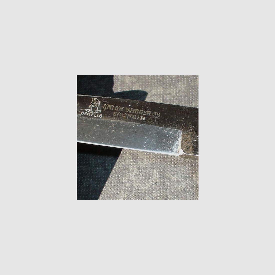 Original trench dagger Anton Wingen Jr from Wk1