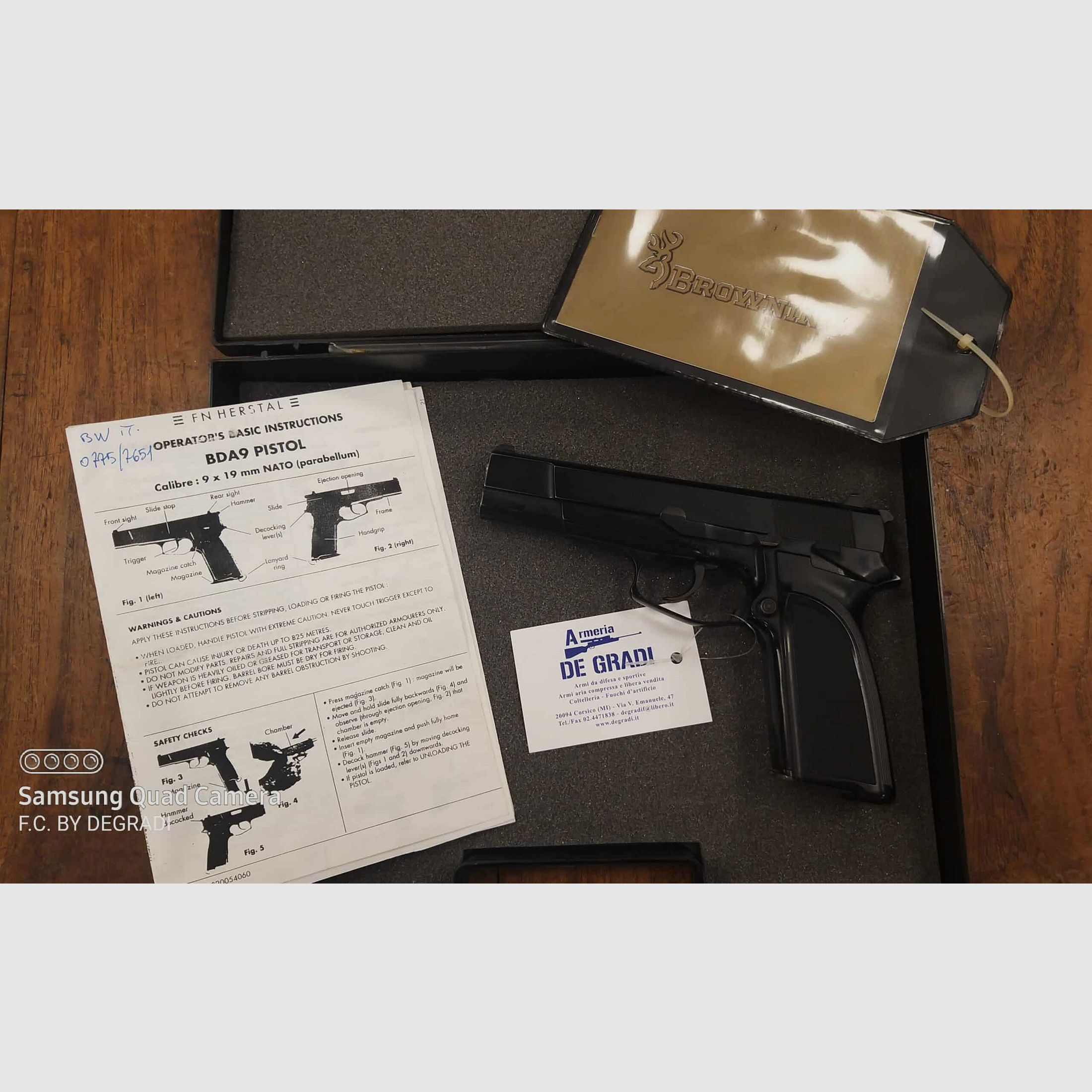 F.N. BROWNING BDA 9X21, immagine 7 di 8