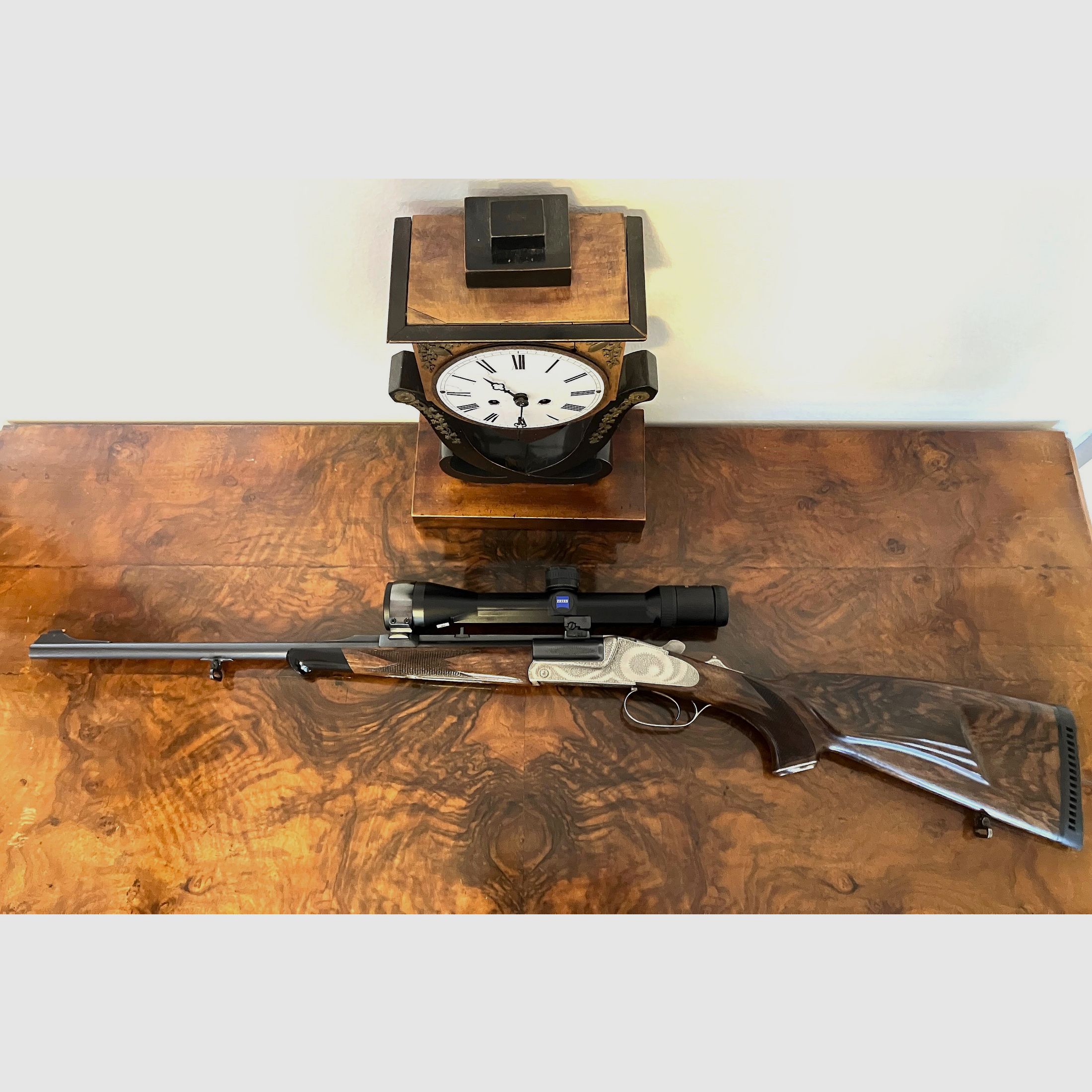 Heym 44 Kipplaufbüchse in 7x65R inkl. Zeiss-Zielfernrohr 5-15x42