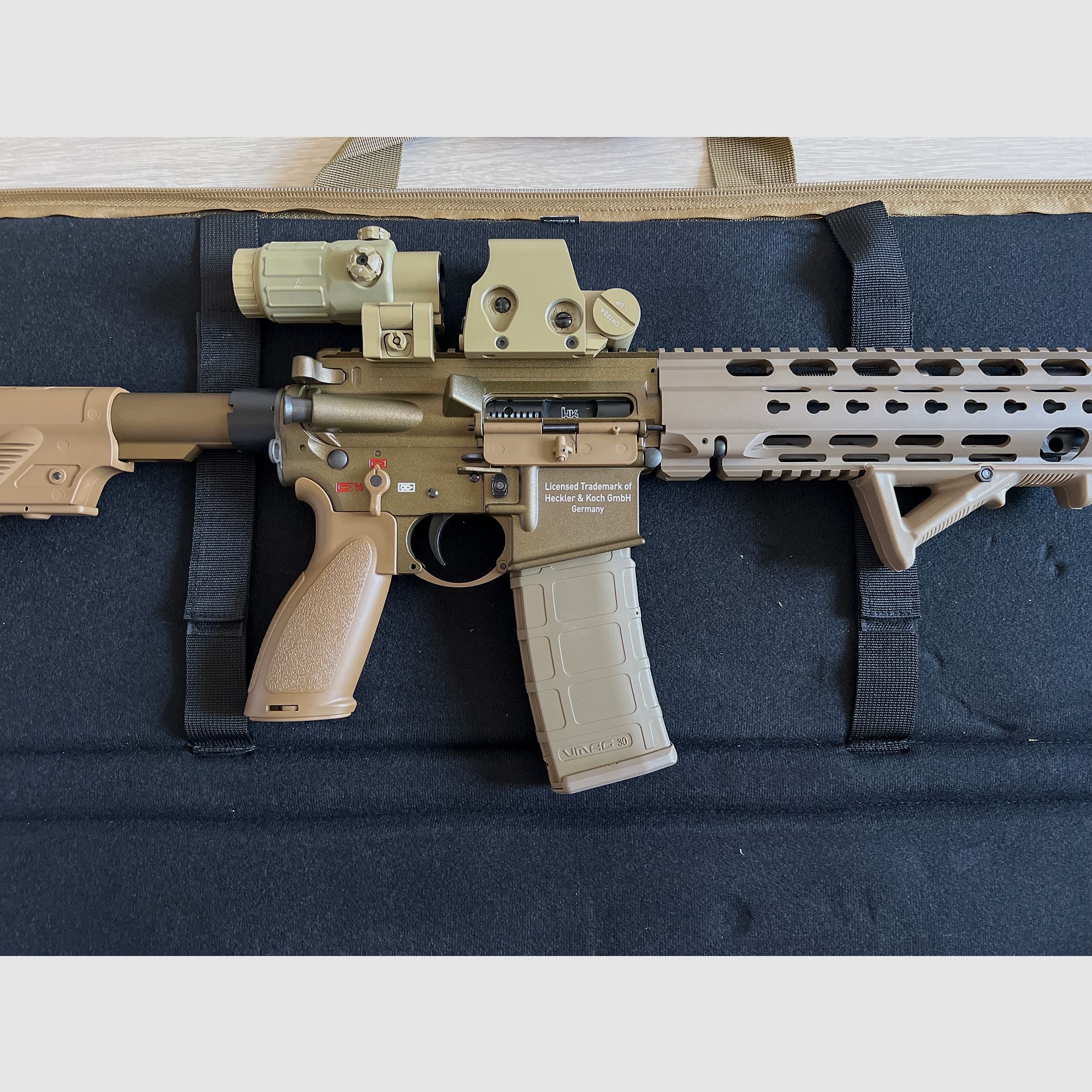 VFC HK416 A5 GBBR Airsoft met accessoires