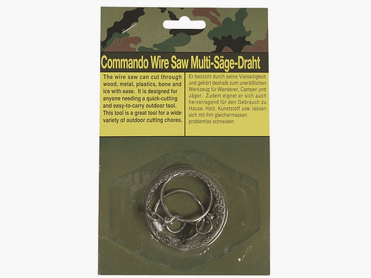 MIL-TEC wire saw with rings