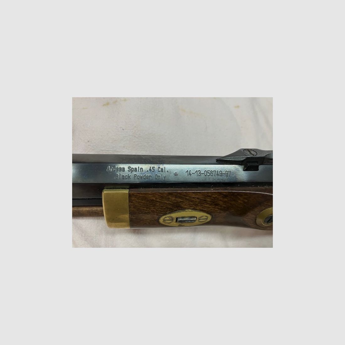 Pistolet perkusyjny Ardesa Hiszpania model Patriot 1-16, kal. .45 z spustem, nieużywany