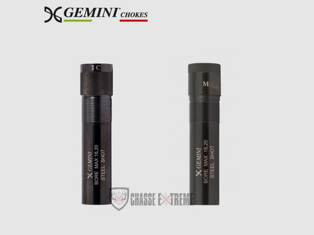 Choke GEMINI Zewnętrzny +20 mm Optima Greystone Stal Kal. 12