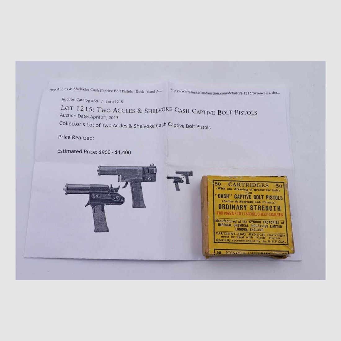 Kynoch, England technische Sondermunition .22