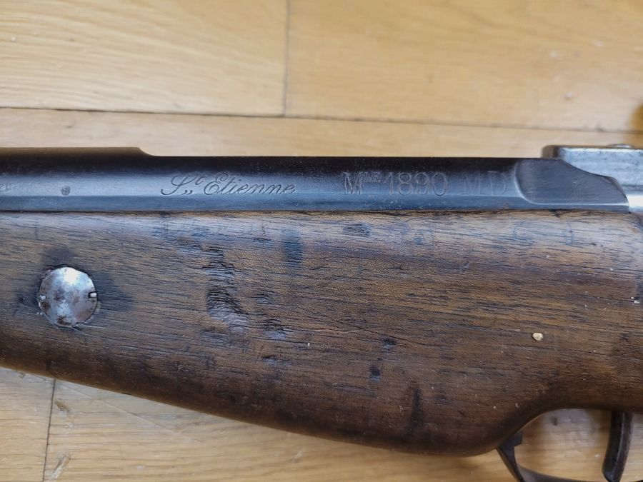 Seltene Berthier 1890 MD Kavallerie Büchse umgebaut zu einem Karabiner – 3 Schuss – ursprüngliches Kaliber 8×51 – seltenes, nicht modifiziertes Exemplar nach 1916 – 100% originale Konfiguration – Monomatrikulation außer Schaft – TBE!, Bild 29 von 31
