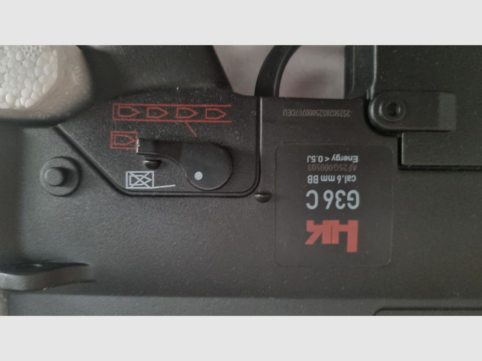 Airsoft G36 C 0,5 Joule 