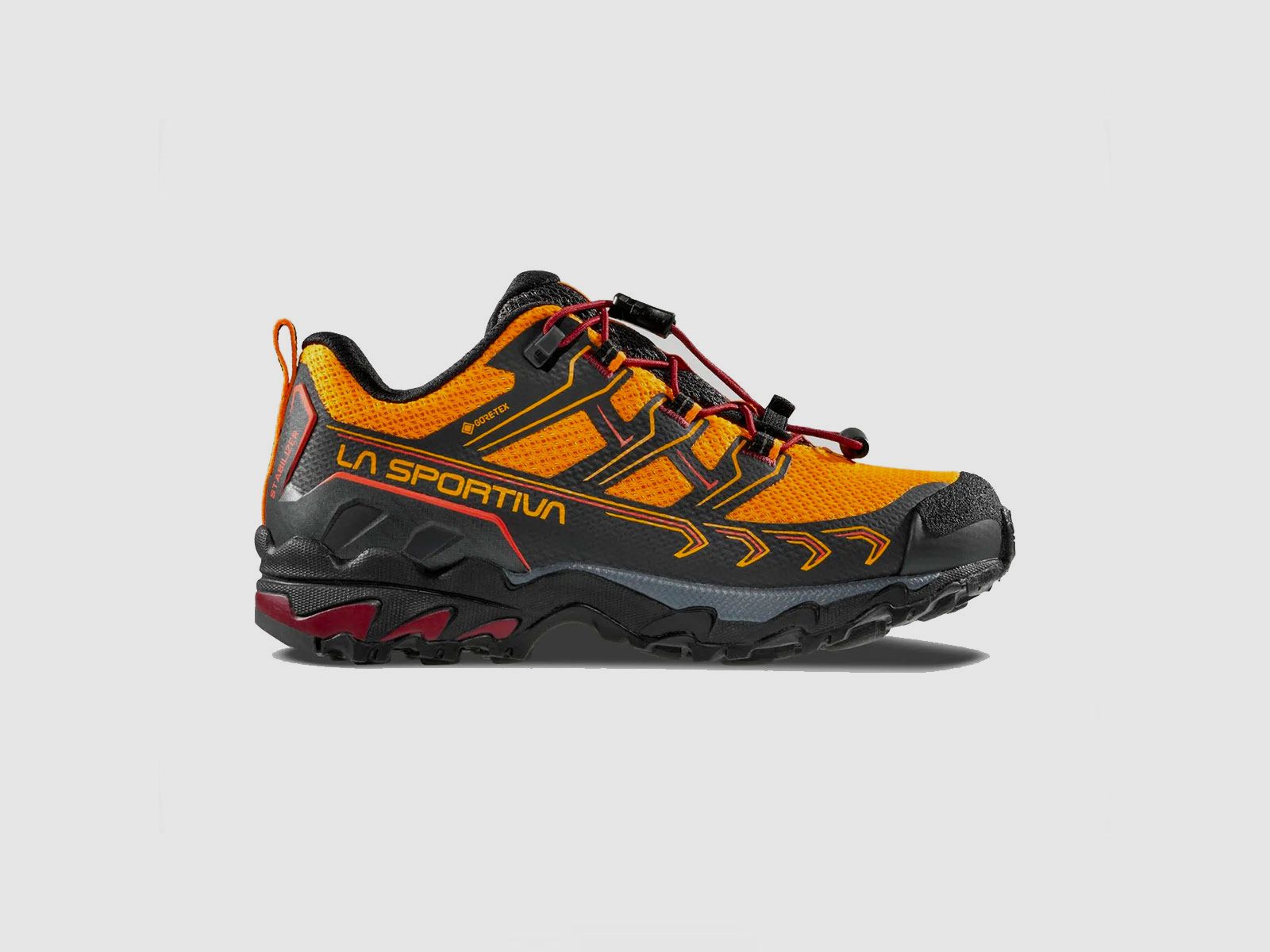 BUTY – DZIECIĘCE – LA SPORTIVA – ULTRA RAPTOR II JR GTX Papaya/Sangria, zdjęcie 3 z 7
