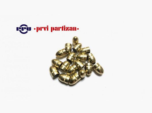 PRVI PARTIZAN Geschosse Kal. 7,65 FMJ gr.93 B549