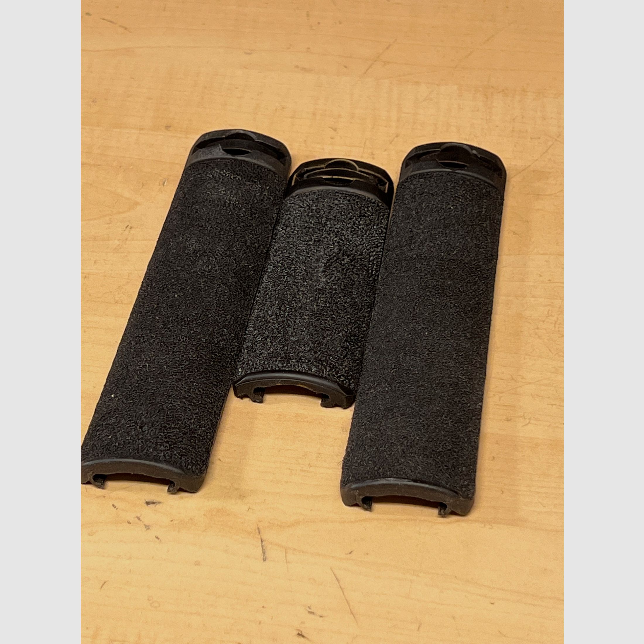 Set de 3 couvercles de rail Picatinny en noir