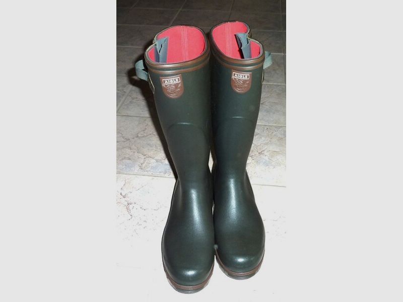 AIGLE Gummistiefel Parcours 2 Iso in grün - Größe 47