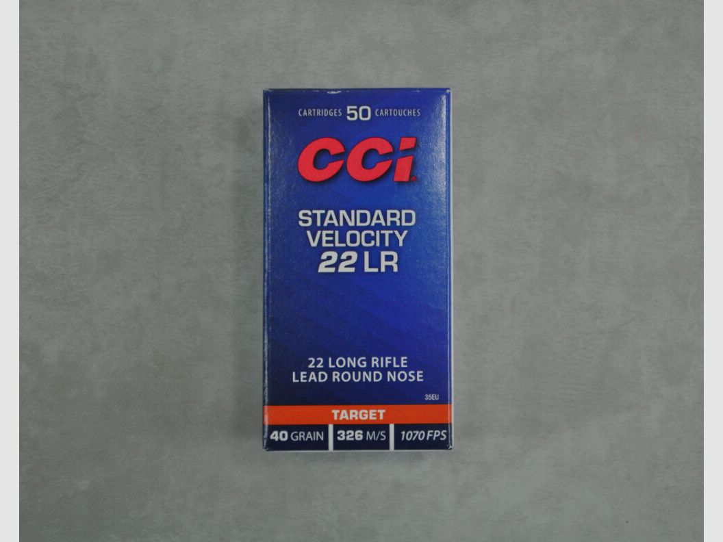 CCI Standard Velocity .22lr *5000 Schuss*