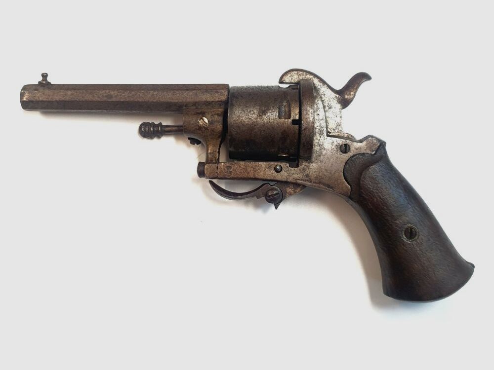 Unekannt Unbekannter Stiftfeuerrevolver ähnlich Lefaucheux - .32 Black Powder Only