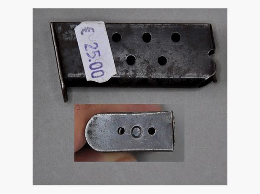 unbekanntes Magazin für Taschenpistole Cal. 6,35 mm