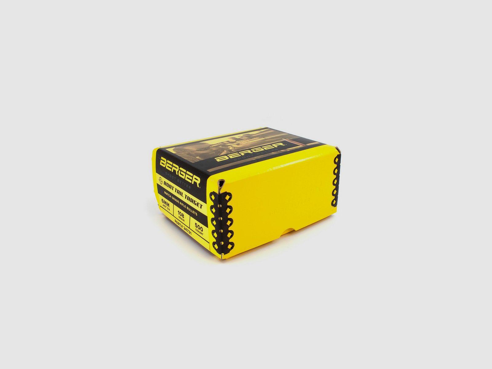 BERGER BULLE 6MM (.243) 108gr BT TARGET QUANTITY PACK 500 PCS, image 2 of 2