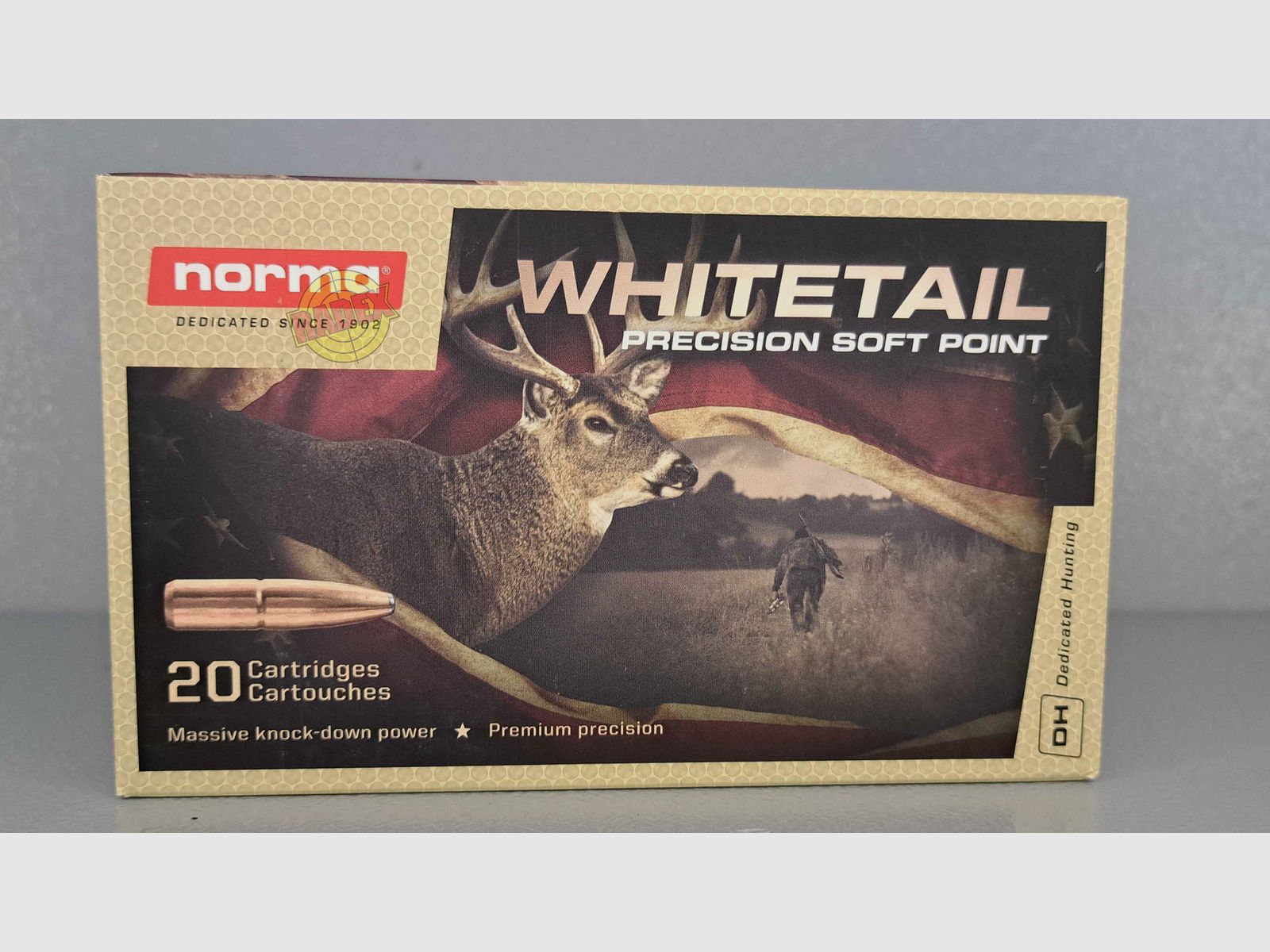 NORMA Munition Kal. 6,5x55SE WHITETAIL SP 10,1G/156GR