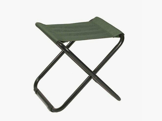 Camping Klapphocker ohne Lehne oliv