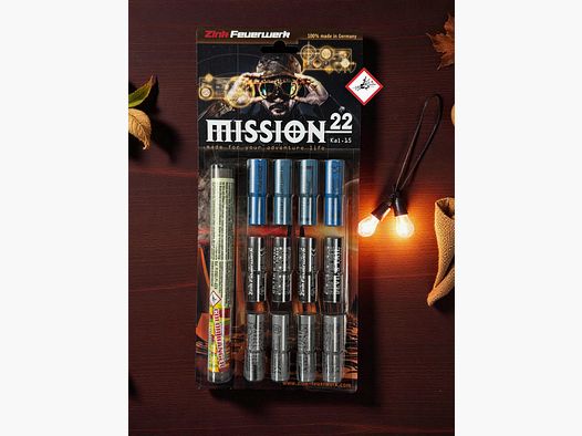 Zink Pyro Mission 22 surtido 15mm 22 piezas.