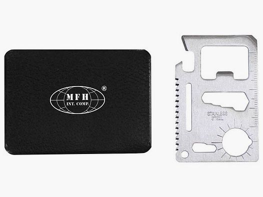 Multifunctional survival tool, with case