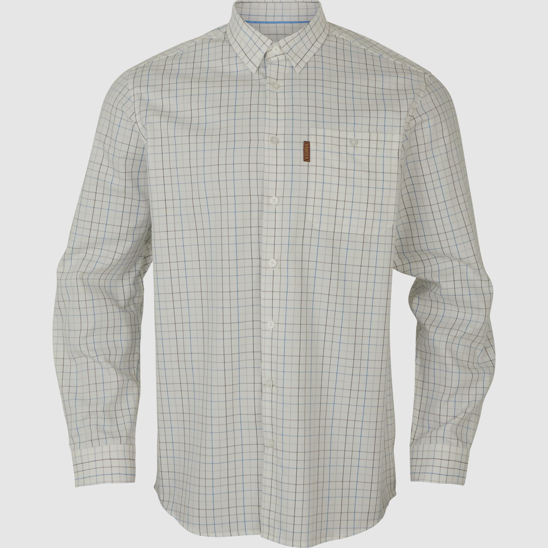 Härkila Hemd Allerston in Strong Blue/White