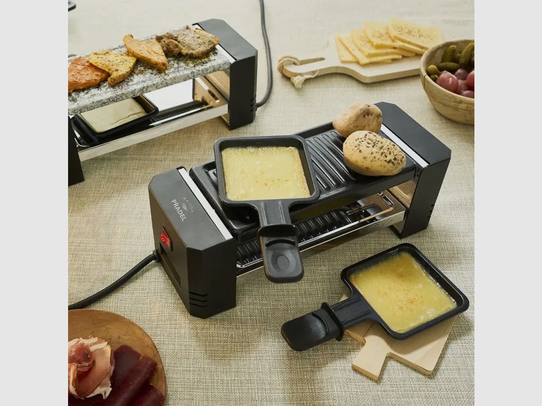 Appareil à raclette-plancha interconnectable, image 1 sur 11