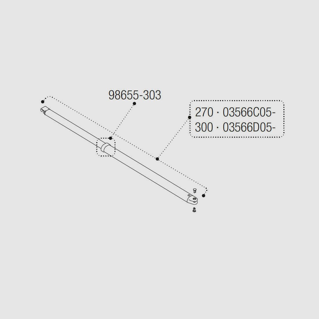 Rafter Tension Rod 300 for Awning F35pro, image 2 of 2