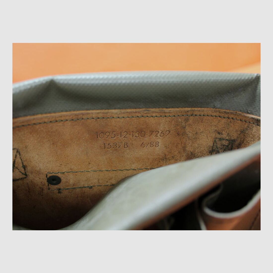 BUND SURPLUS Heckler&Koch pistola segnaletica: borsa per pistola BUND (1095-12-130-7269) materiale composito oliva SURPLUS