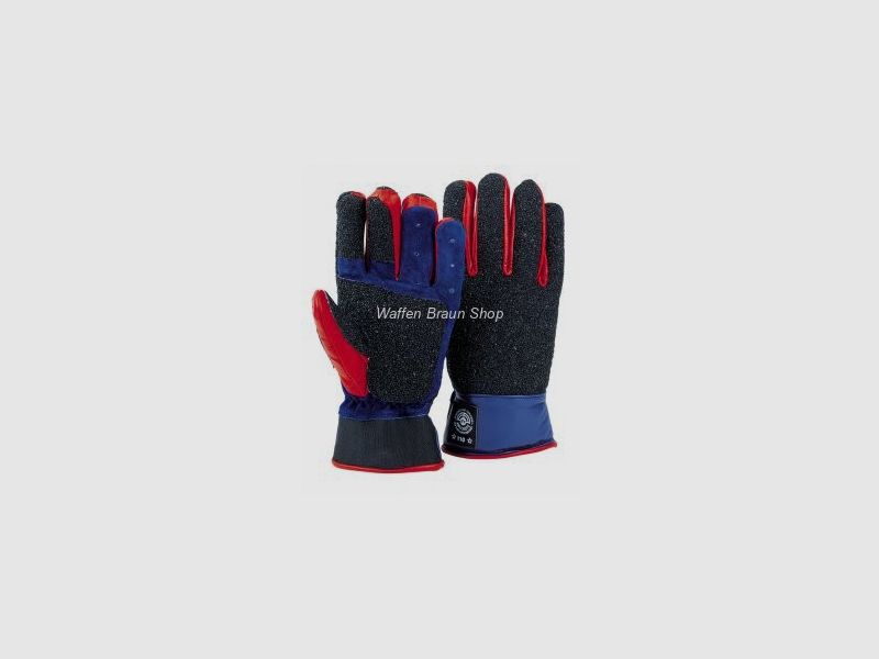 ahg-COLOR 2 5-finger glove with -TOP GRIP coating. Size M left