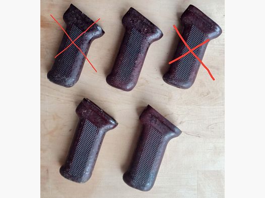 Poignées AKM roumaines en bakélite meilleures que la poignée russe / également pour AK74 AK-100 / Yunker / GSG Cybergun Co2 "AK47