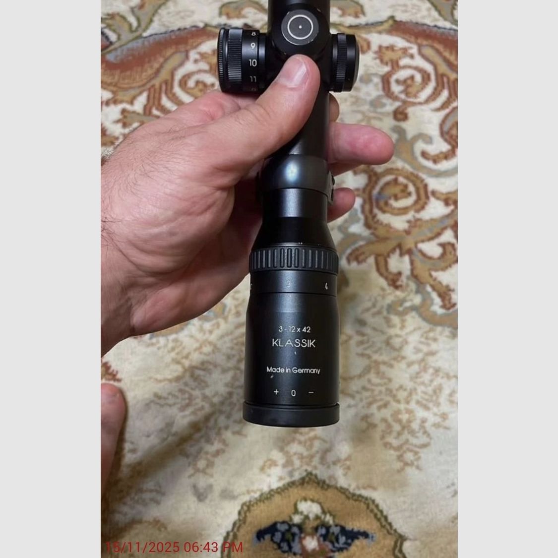 Schmidt Bender Klassik 3-12x42 riflescope