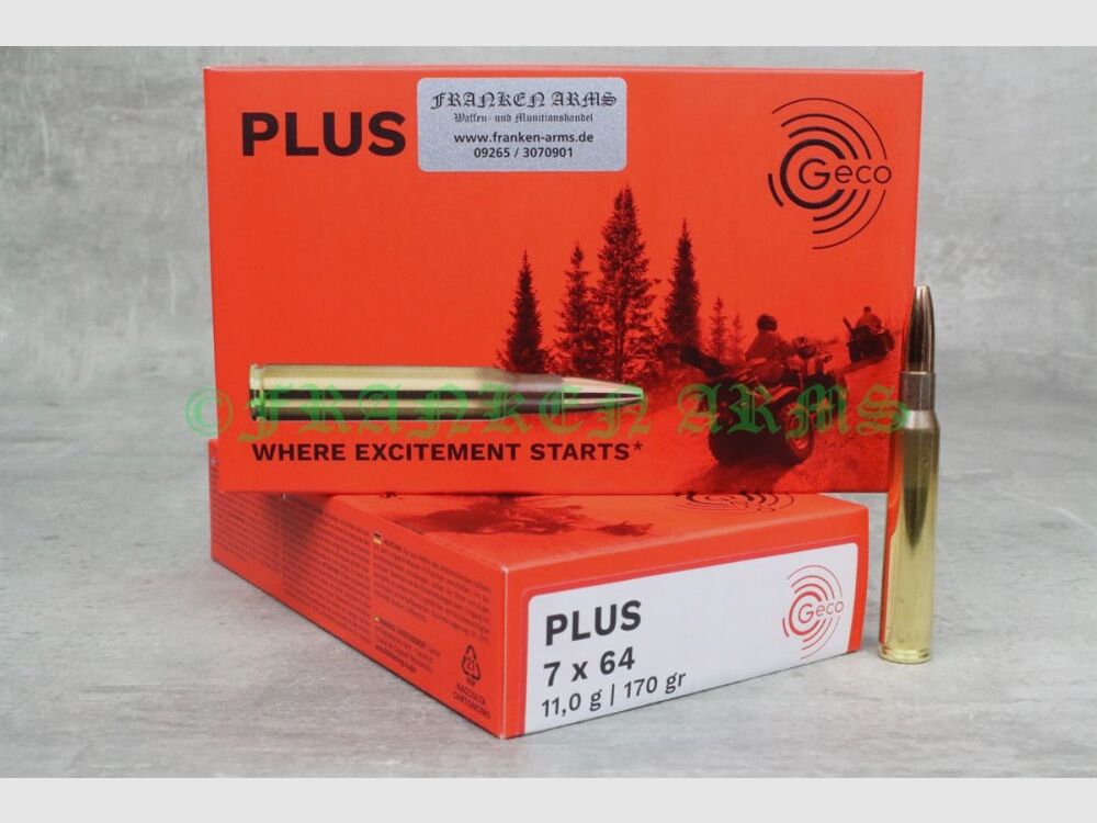 GECO Plus 7x64 170gr. 11,0g 20 Stück Staffelpreise