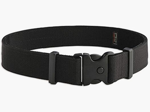 Ceinture de service Delux, noire, Grande Nylon
