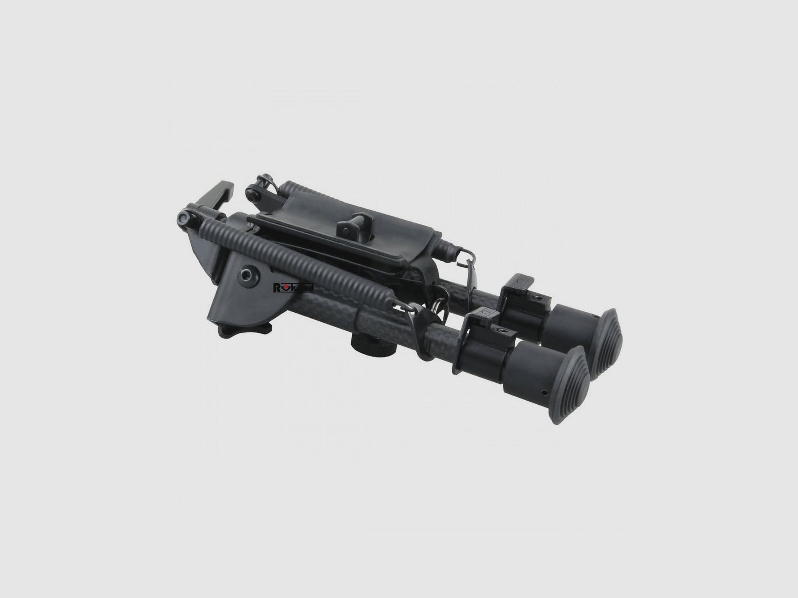 Carbon Fiber 6-9" Swivel Spring Bipod, immagine 2 di 13