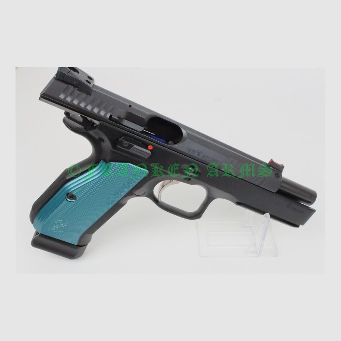 CZ Česká Zbrojovka 75 SP-01 SHADOW II 9mm Luger Bleu, image 3 sur 4