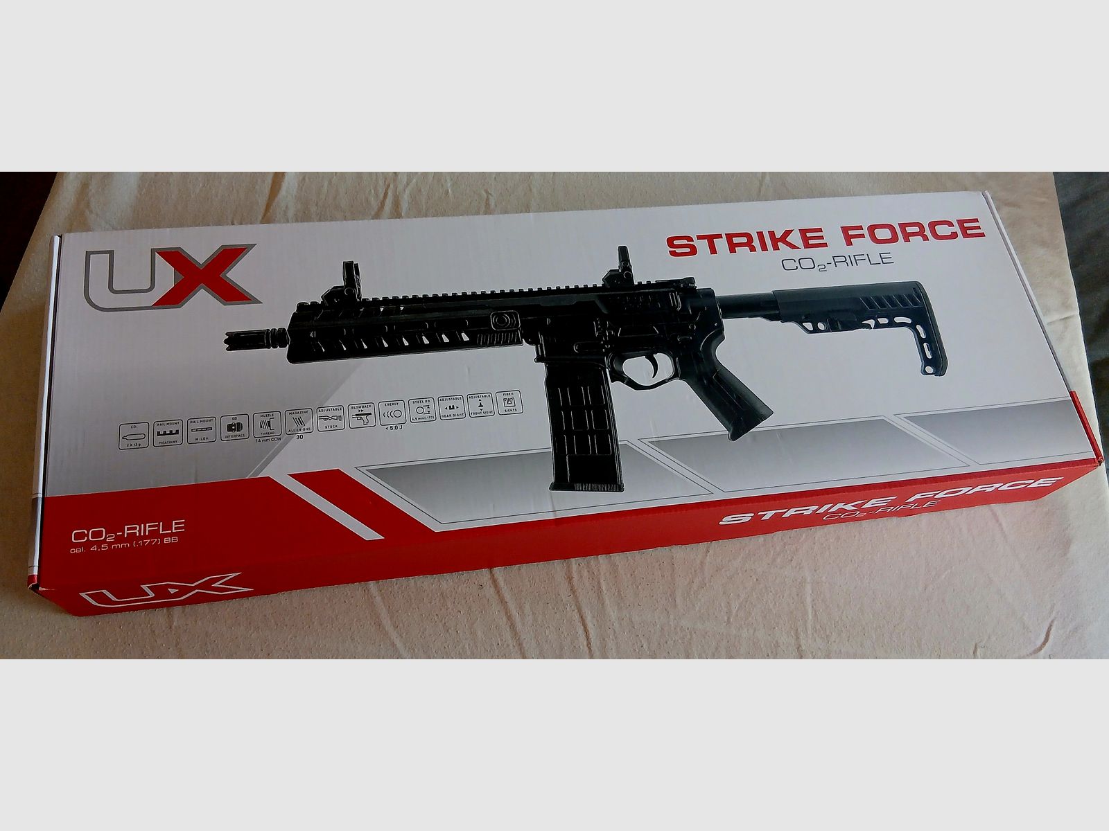 Umarex "Strike Force" as good as new, Co2, Blowback + accessories