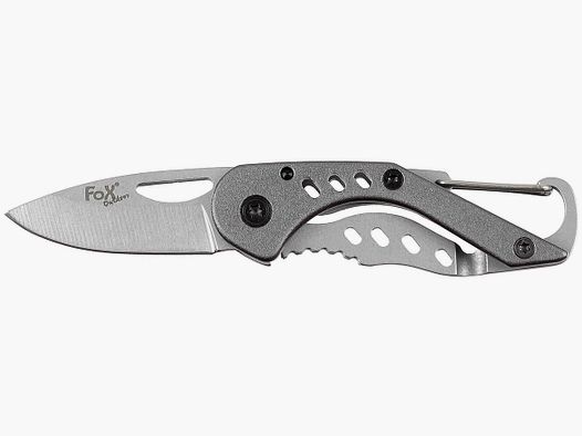 Klappmesser, "Piccolo", Einhand, gelochter Metallgriff