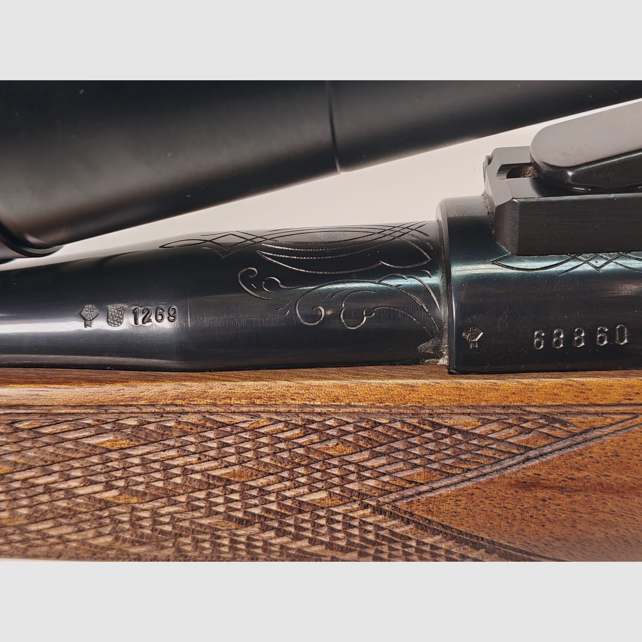 Heym SR 10 bolt-action rifle .243 Win. z podświetlanym 4–12x56